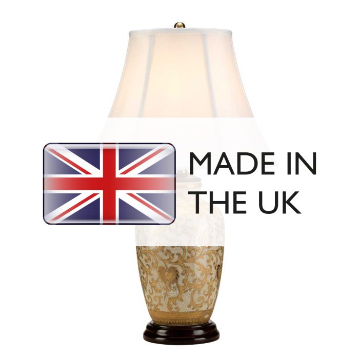 Elstead Lighting Gold Thistle 1 Light Table Lamp - Gold
