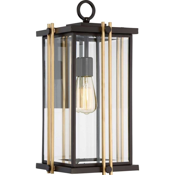 elstead lighting Goldenrod 1 Light Large Wall Lantern - Western Bronze