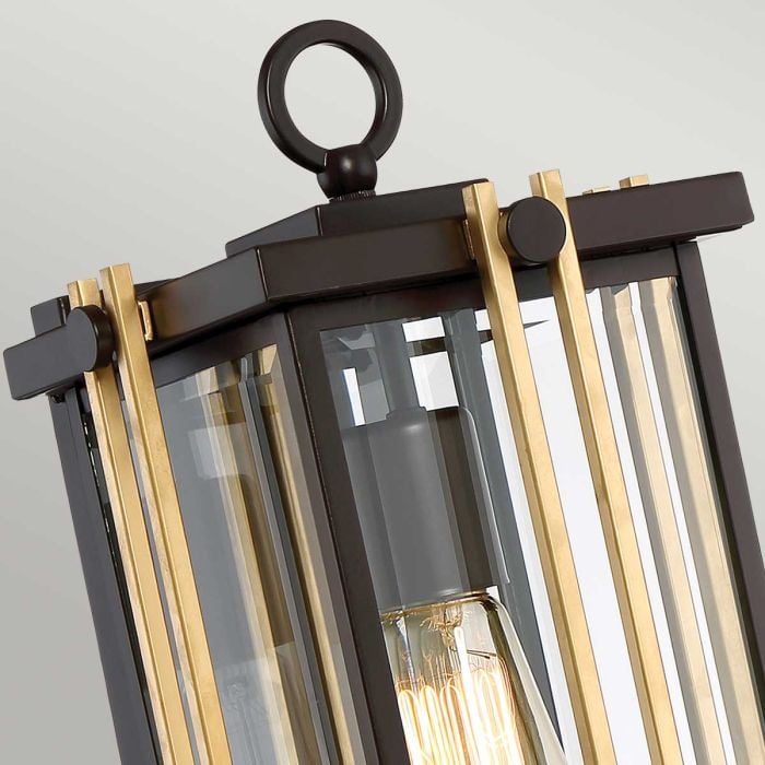 Elstead Lighting Goldenrod 1 Light Medium Wall Lantern - Western Bronze