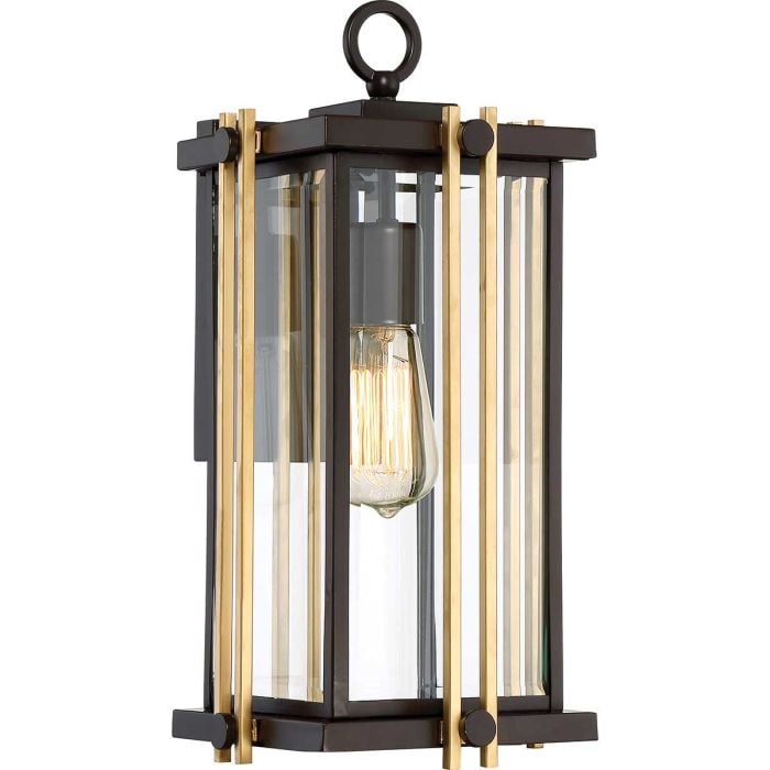 elstead lighting Goldenrod 1 Light Medium Wall Lantern - Western Bronze