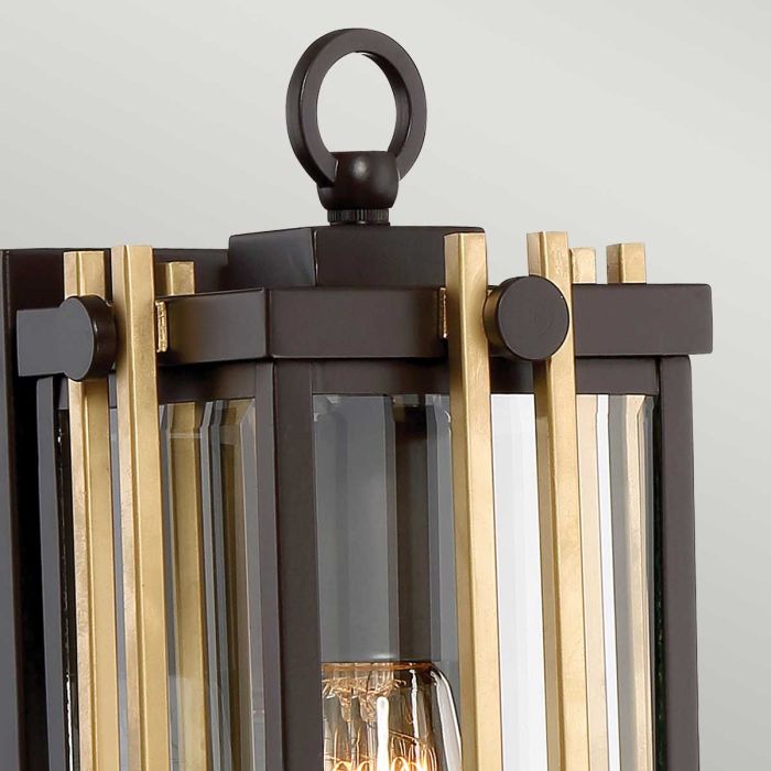 Elstead Lighting Goldenrod 1 Light Small Wall Lantern - Western Bronze