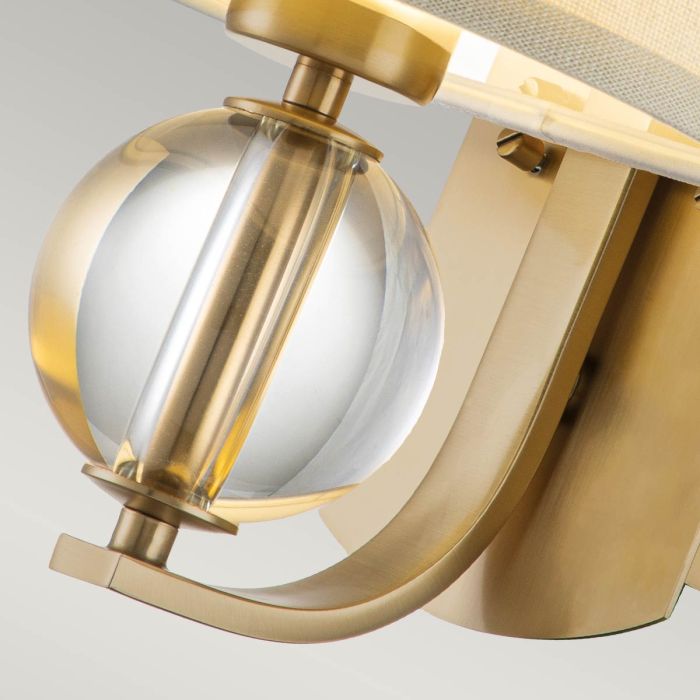 Elstead Lighting Gotham 1 Light Wall Light - Brushed Brass