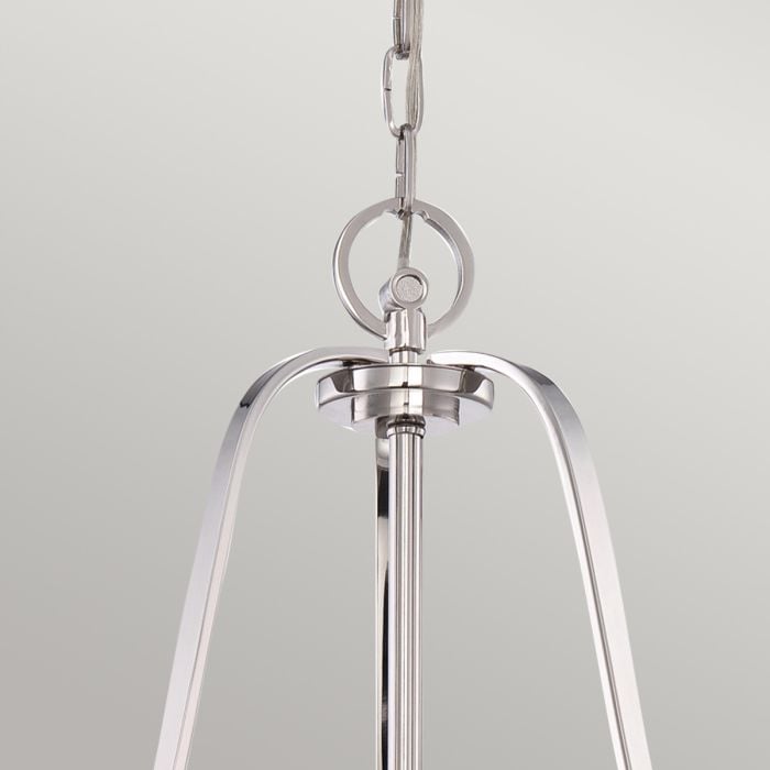 Elstead Lighting Gotham 4 Light Pendant - Imperial Silver