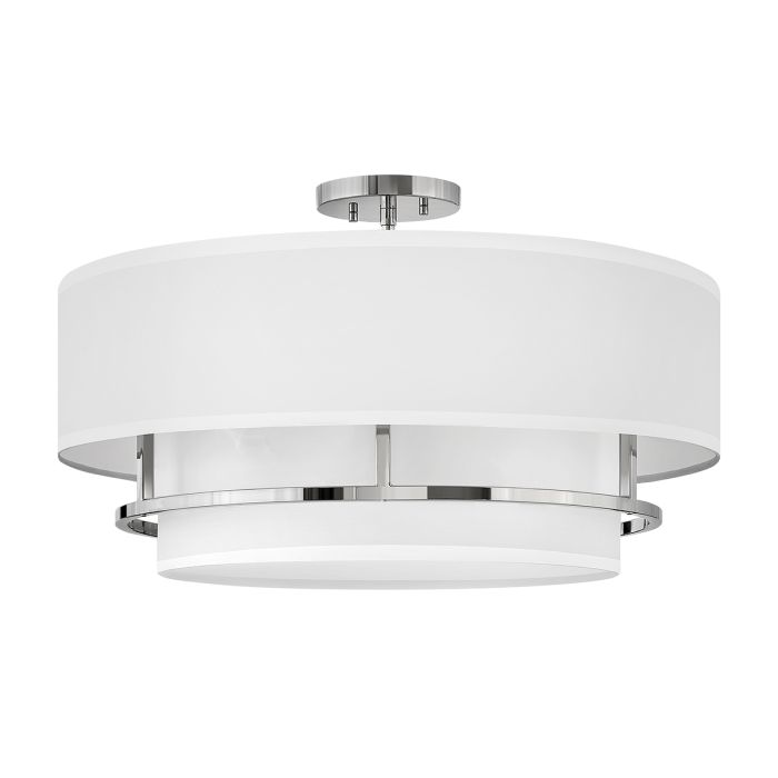 elstead lighting Graham 4 Light Duo Mount - Polished Nickel