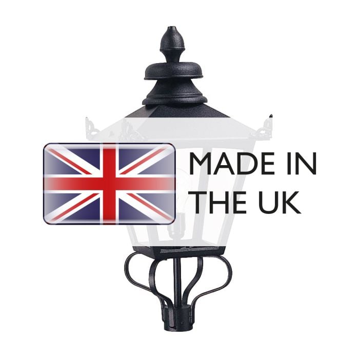 Elstead Lighting Grampian 1 Light Lamp Head Only - Black