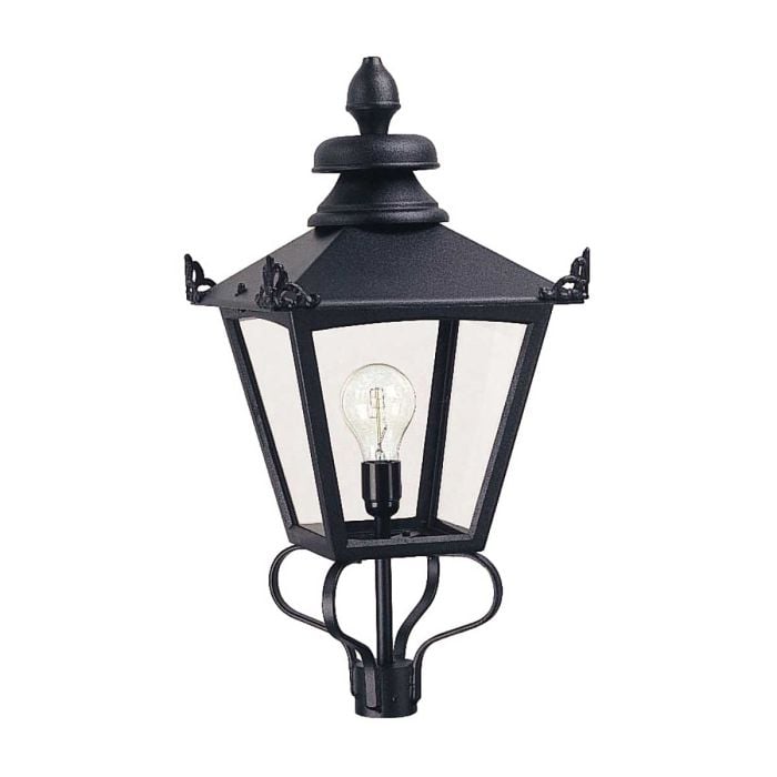 elstead lighting Grampian 1 Light Lamp Head Only - Black