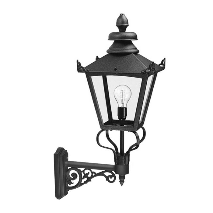 elstead lighting Grampian 1 Light Wall Lantern - Black
