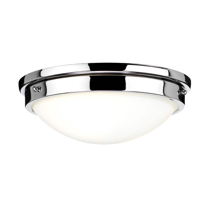 elstead lighting Gravity 2 Light Flush Light - Polished Chrome