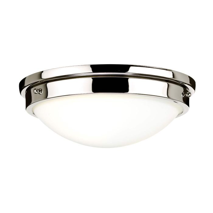 elstead lighting Gravity 2 Light Flush Light - Polished Nickel