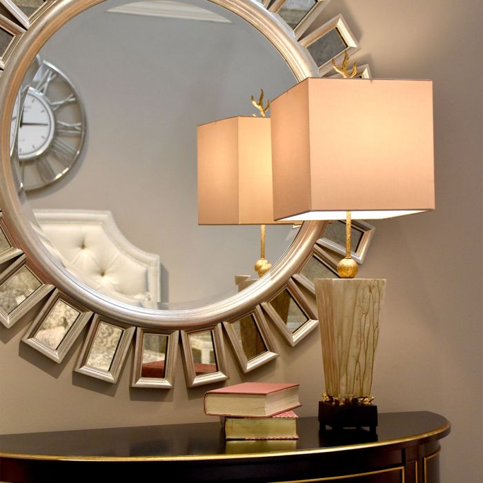 Elstead Lighting Grenouille 1 Light Table Lamp - Umber