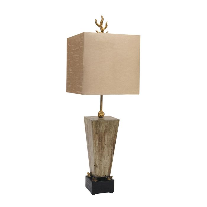 elstead lighting Grenouille 1 Light Table Lamp - Umber