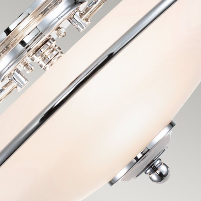 Elstead Lighting Griffin 3 Light Flush - Polished Chrome