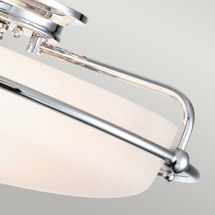 Elstead Lighting Griffin 3 Light Flush - Polished Chrome