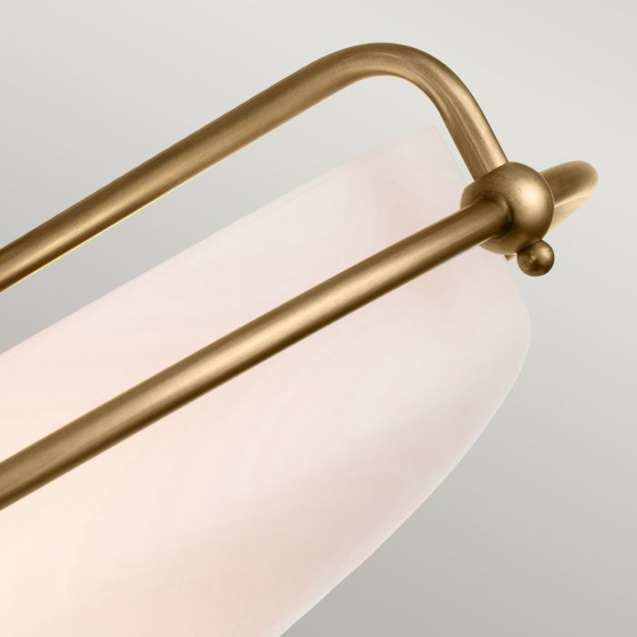 Elstead Lighting Griffin 3 Light Flush - Weathered Brass