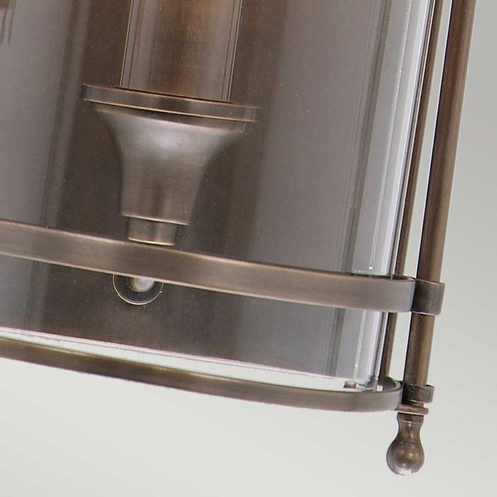 Elstead Lighting Guildhall 1 Lt Wall Light - Dark Bronze