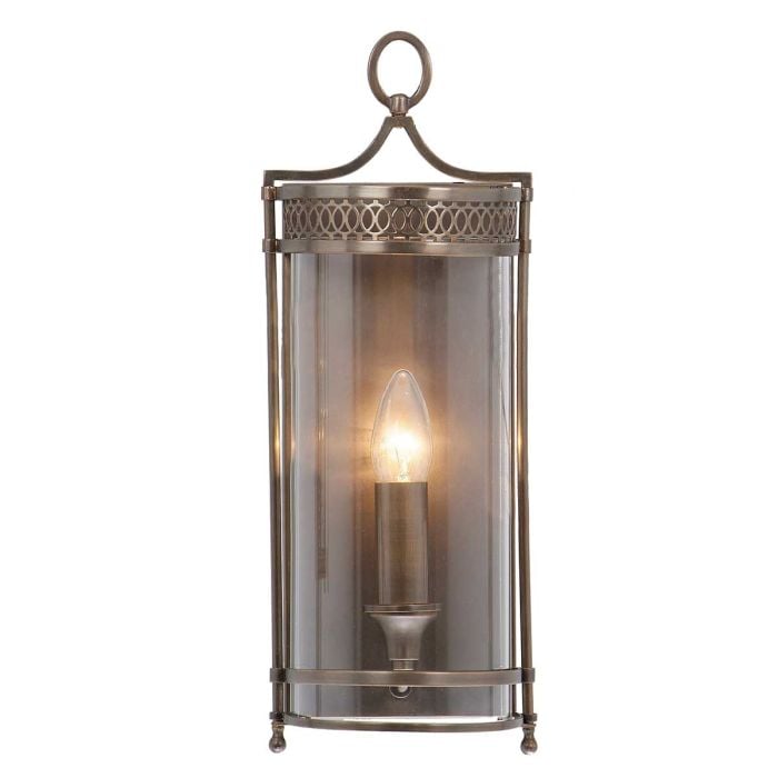 elstead lighting Guildhall 1 lt Wall Light - Dark Bronze