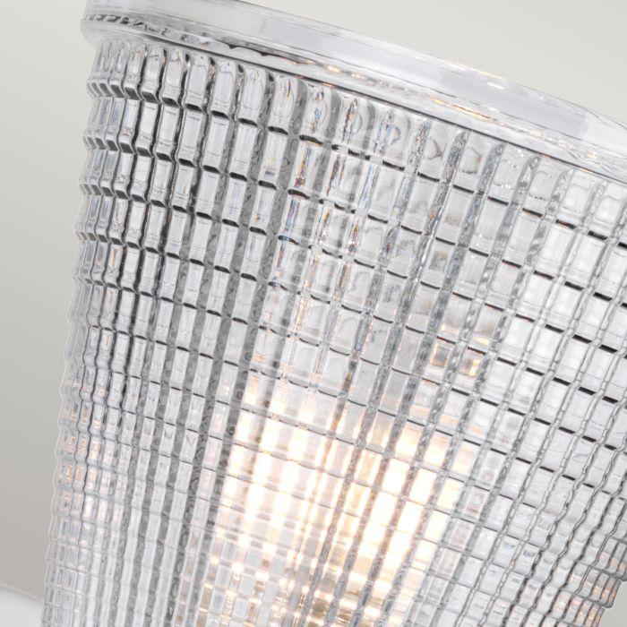 Elstead Lighting Gunnislake 1 Light Wall Light - White Polished Chrome