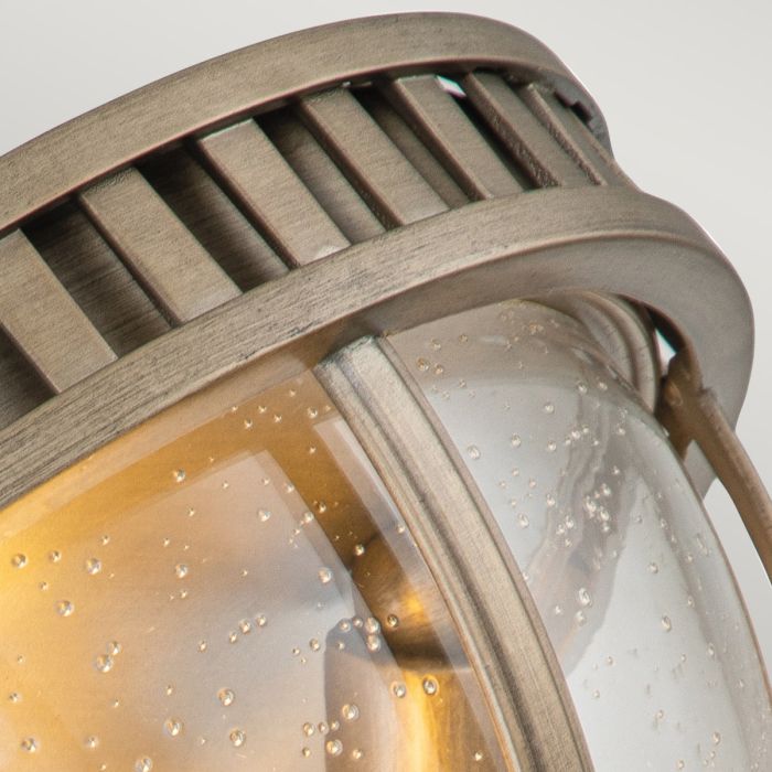 Elstead Lighting Halleron 3 Light Ceiling Flush - Burnished Bronze