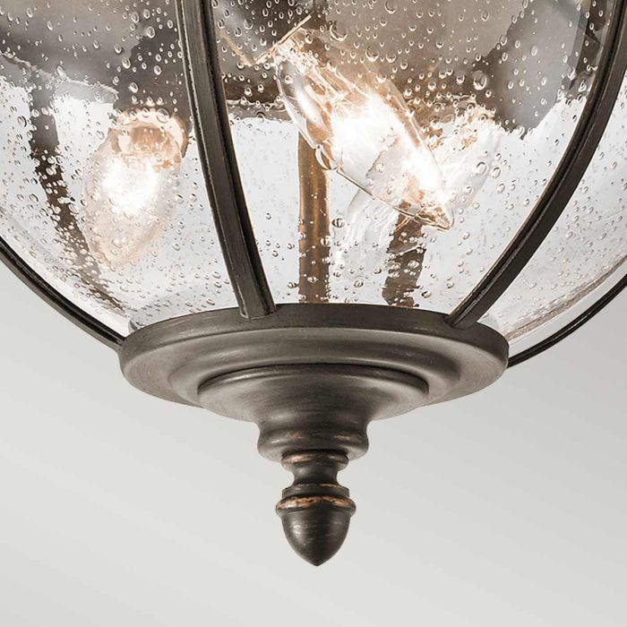 Elstead Lighting Halleron 3 Light Ceiling Flush - Londonderry