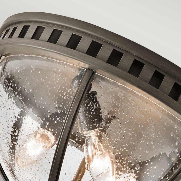 Elstead Lighting Halleron 3 Light Ceiling Flush - Londonderry