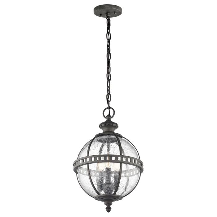 elstead lighting Halleron 3 Light Chain Lantern - Londonderry
