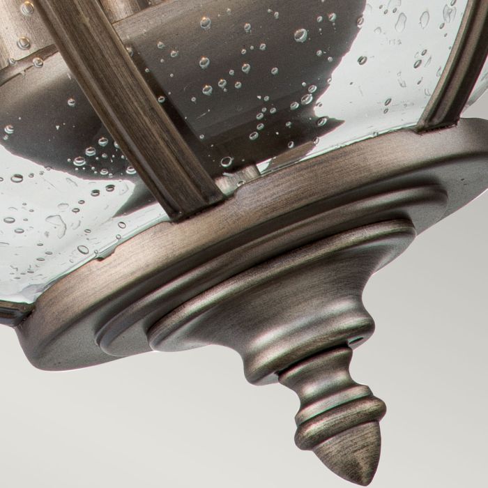 Elstead Lighting Halleron 3 Light Wall Lantern - Burnished Bronze