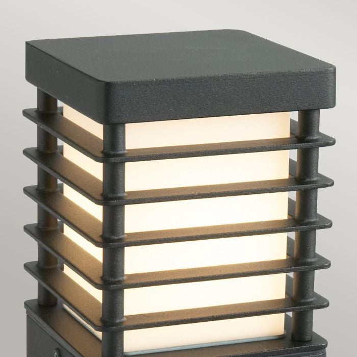 Elstead Lighting Halmstad 1 Light Medium Bollard - Black