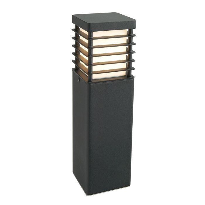 elstead lighting Halmstad 1 Light Medium Bollard - Black