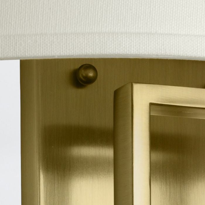 Elstead Lighting Hampton 2 Lt Wall Light - Brushed Brass