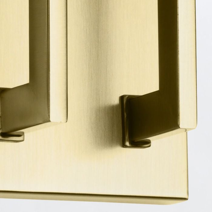 Elstead Lighting Hampton 2 Lt Wall Light - Brushed Brass