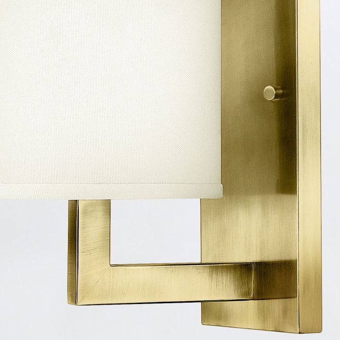 Elstead Lighting Hampton1 Lt Wall Light - Brushed Brass