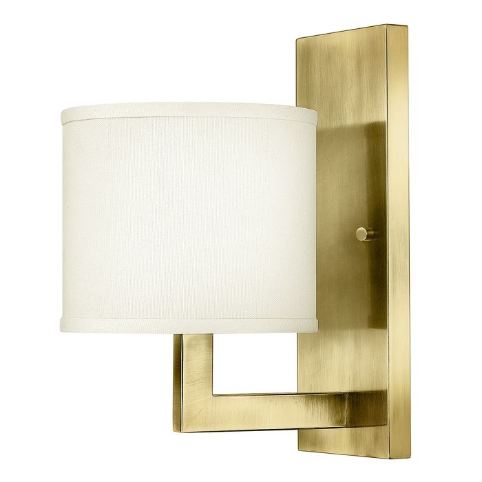 elstead lighting Hampton1 lt Wall Light - Brushed Brass