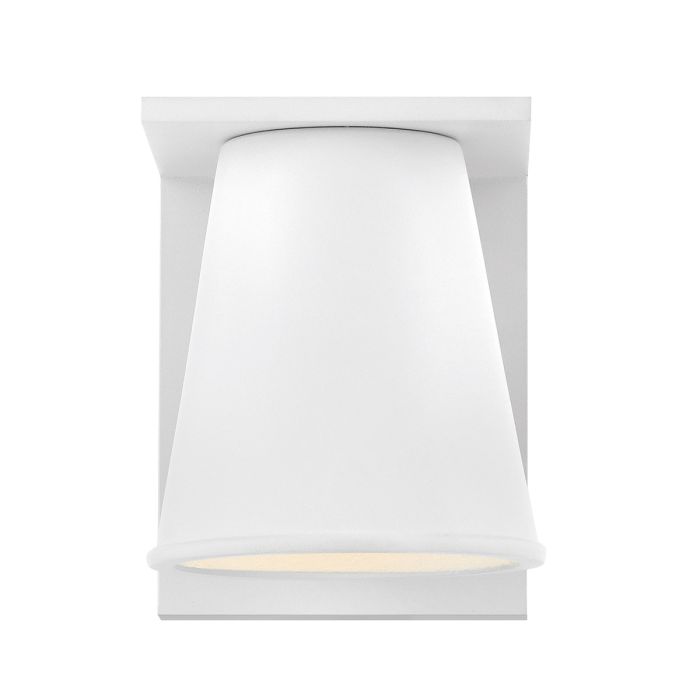 Elstead Lighting Hans Coastal Small Wall Lantern - Textured White
