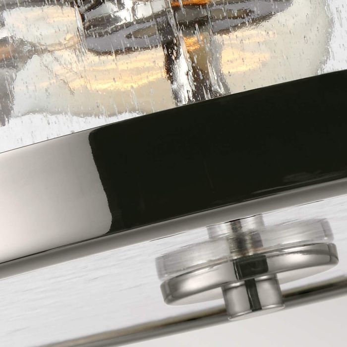 Elstead Lighting Harrow 2 Light Semi-Flush - Polished Nickel