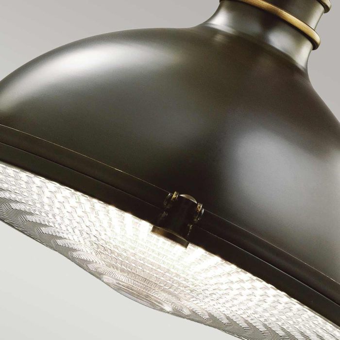 Elstead Lighting Hatteras Bay 1 Light Medium Pendant - Olde Bronze