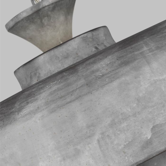 Elstead Lighting Haymarket 1 Light Pendant - Weathered Galvanized