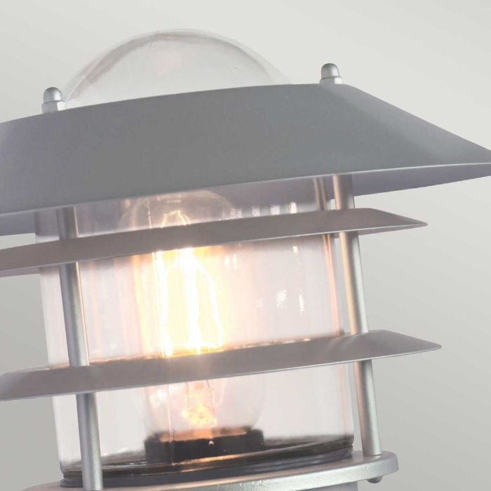 Elstead Lighting Helsingor 1 Light PIR Wall Lantern - Silver