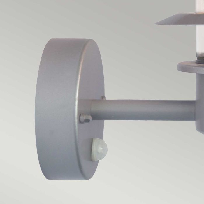 Elstead Lighting Helsingor 1 Light PIR Wall Lantern - Silver