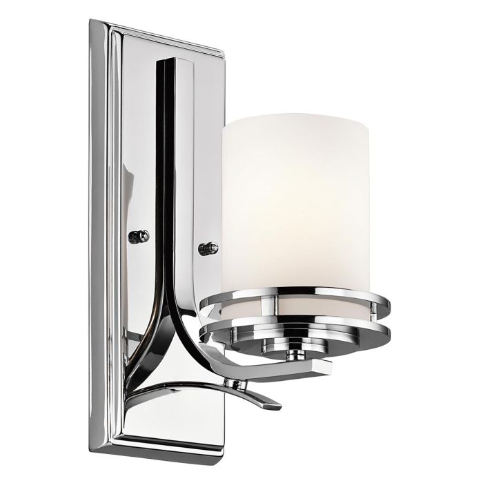 elstead lighting Hendrik 1 Light Wall Light - Polished Chrome