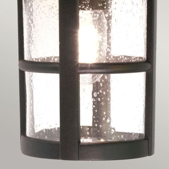 Elstead Lighting Hereford 1 Light Large Wall Down Lantern - Black