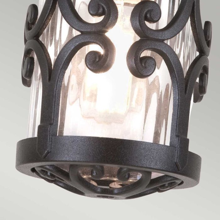 Elstead Lighting Hereford 1 Light Porch Lantern - Black