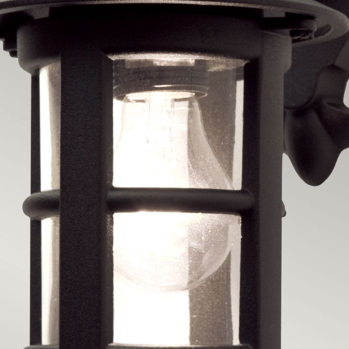 Elstead Lighting Hereford 1 Light Wall Down Lantern - Black