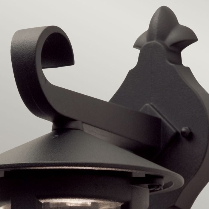 Elstead Lighting Hereford 1 Light Wall Down Lantern - Black