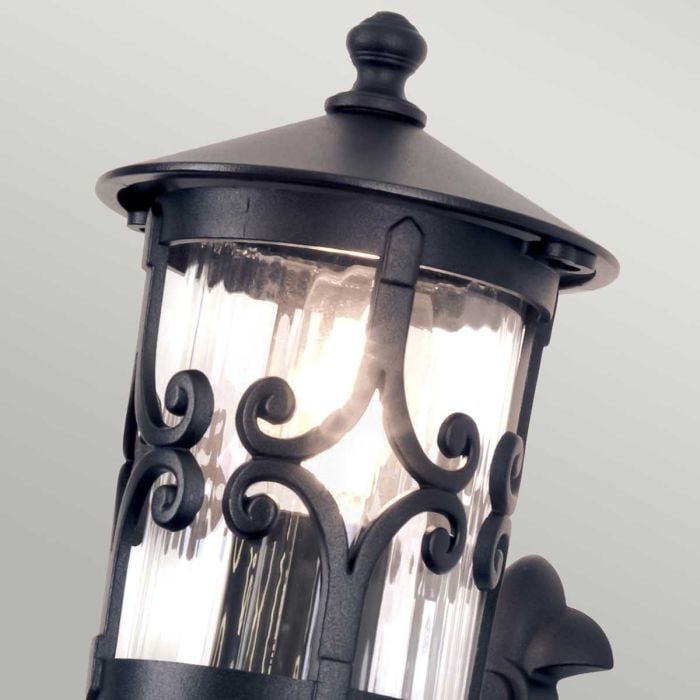 Elstead Lighting Hereford 1 Light Wall Lantern - Black