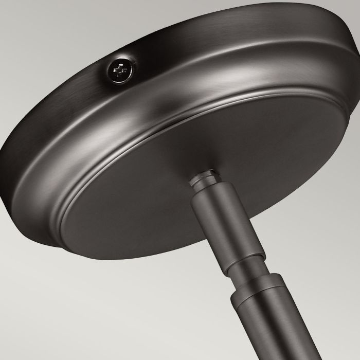 Elstead Lighting Hobson 1 Light Medium Pendant - Satin Nickel