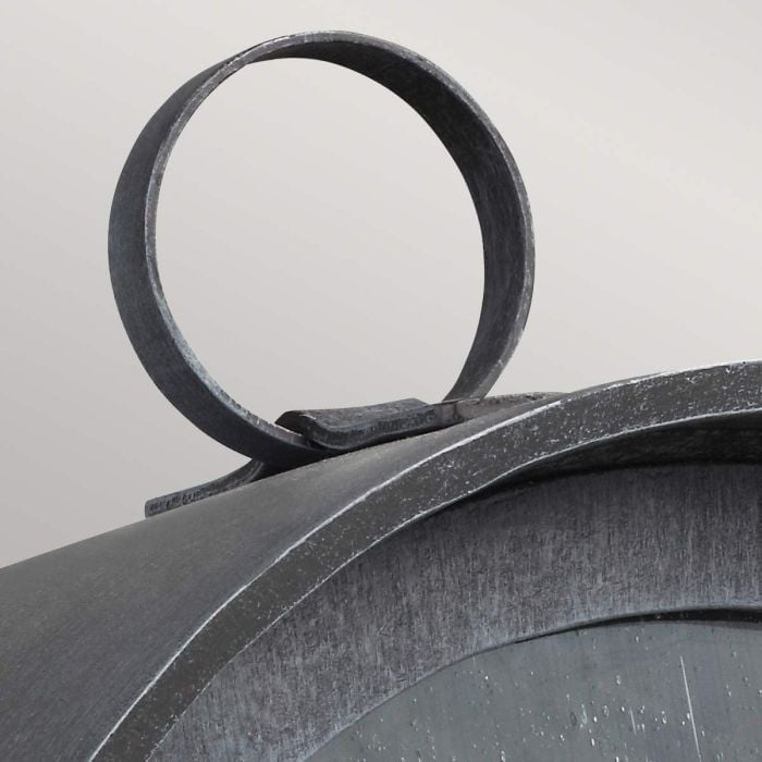 Elstead Lighting Hodges 1 Light Small Wall Lantern - Ash Black