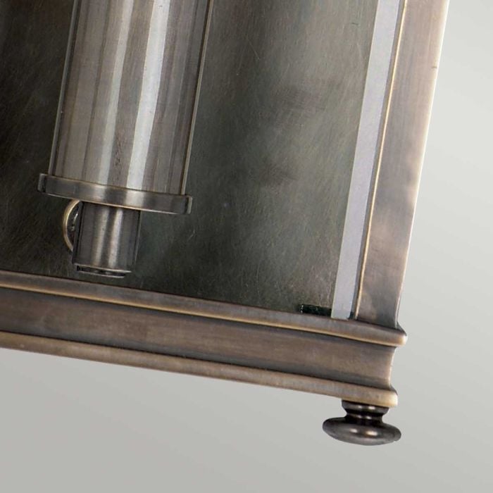 Elstead Lighting Holborn 1 Light Half Lantern Small - Dark Bronze