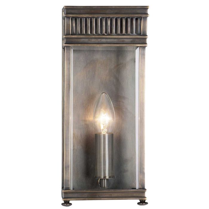 elstead lighting Holborn 1 Light Half Lantern Small - Dark Bronze