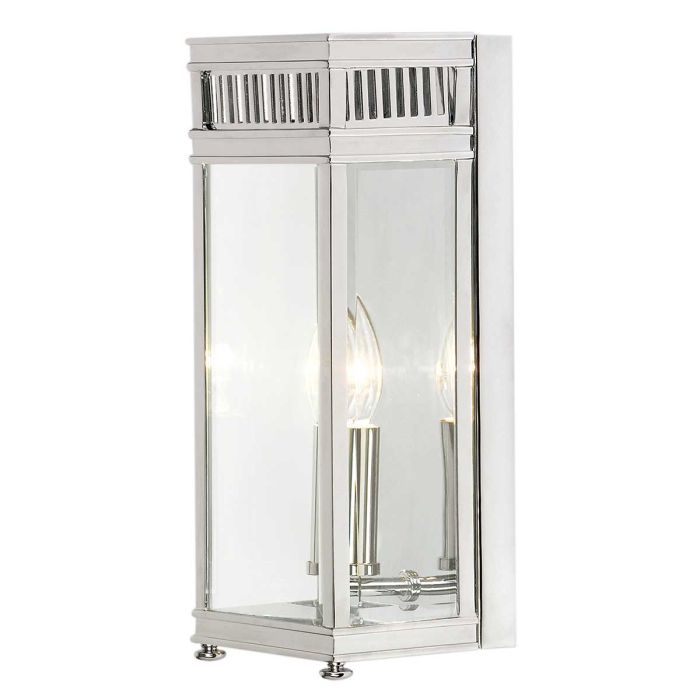 elstead lighting Holborn 1 Light Half Lantern Small - Polished Chrome