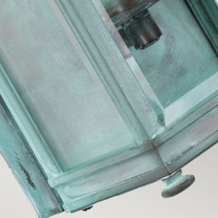 Elstead Lighting Holborn 1 Light Small Half Lantern - Verdigris